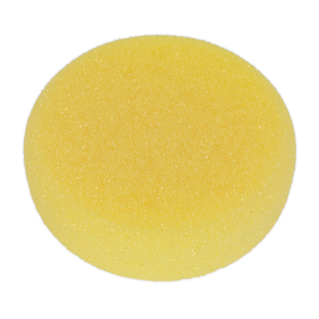 Buffing & Polishing Foam Head Hook-and-Loop Ø150 x 50mm Yellow/Coarse - PTCCHV150Y - Farming Parts