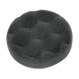 Buffing & Polishing Foam Head Hook-and-Loop Ø80 x 25mm Black/Soft - PTCCHV79P - Farming Parts