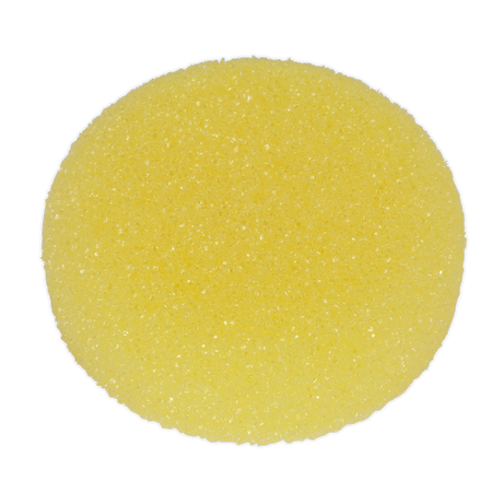 Buffing & Polishing Foam Head Hook-and-Loop Ø80 x 25mm Yellow/Coarse - PTCCHV79Y - Farming Parts