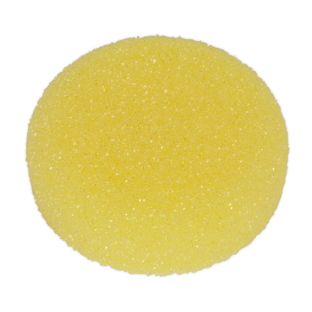 Buffing & Polishing Foam Head Hook-and-Loop Ø80 x 25mm Yellow/Coarse - PTCCHV79Y - Farming Parts