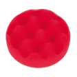 Buffing & Polishing Foam Head Hook-and-Loop Ø80 x 25mm Red/Ultra-Soft - PTCCHW80R - Farming Parts