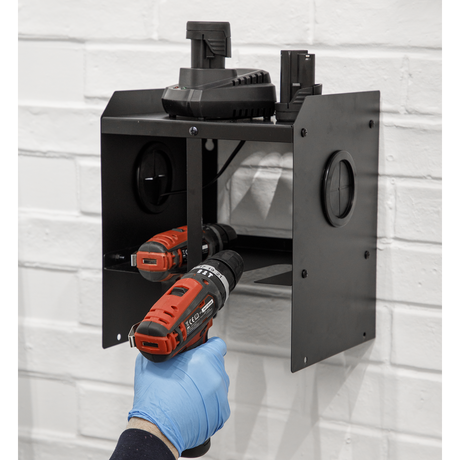 Power Tool Storage Rack - 2-Bay - PTSR2 - Farming Parts