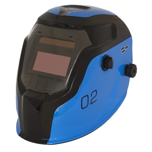 Auto Darkening Welding Helmet - Shade 9-13 - Blue - PWH2 - Farming Parts