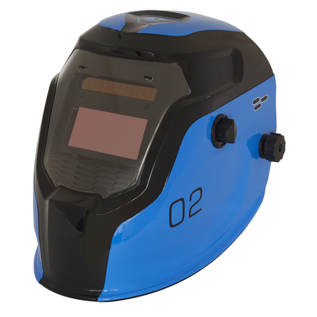 Auto Darkening Welding Helmet - Shade 9-13 - Blue - PWH2 - Farming Parts