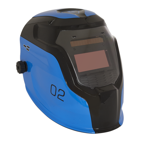 Auto Darkening Welding Helmet - Shade 9-13 - Blue - PWH2 - Farming Parts