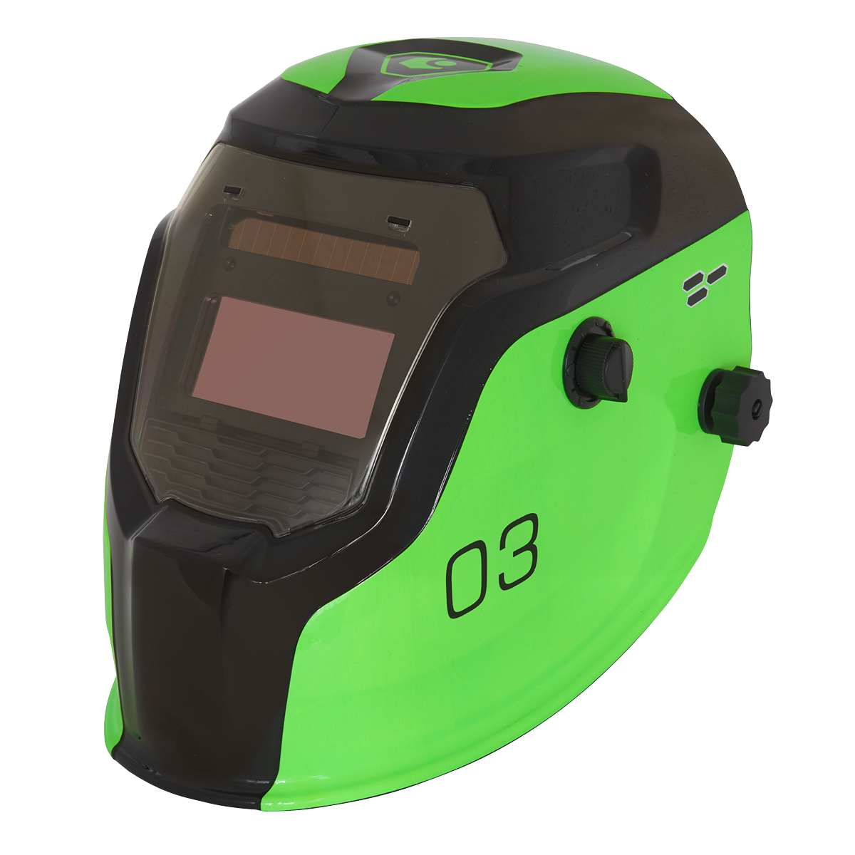 Auto Darkening Welding Helmet - Shade 9-13 - Green - PWH3 - Farming Parts