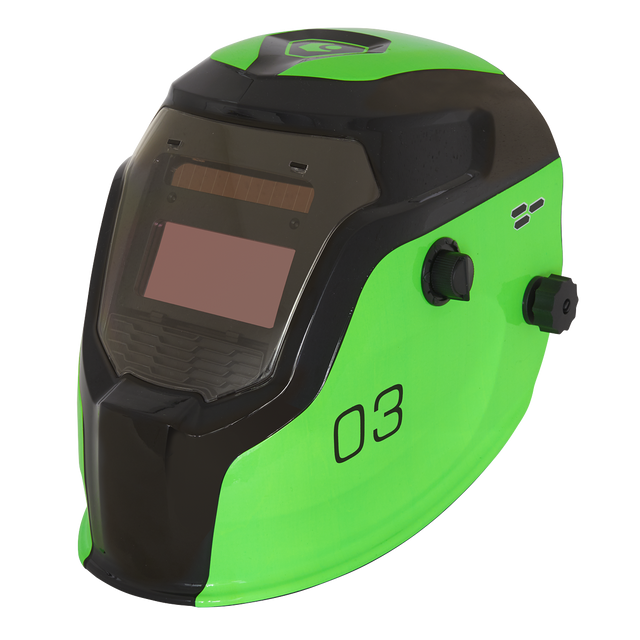 Auto Darkening Welding Helmet - Shade 9-13 - Green - PWH3 - Farming Parts