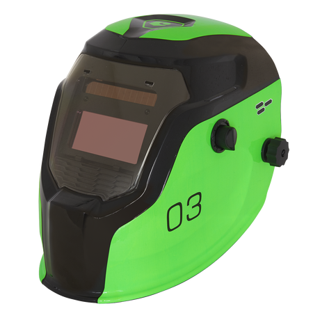 Auto Darkening Welding Helmet - Shade 9-13 - Green - PWH3 - Farming Parts