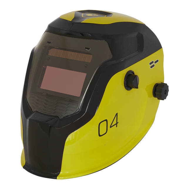 Auto Darkening Welding Helmet - Shade 9-13 - Yellow - PWH4 - Farming Parts