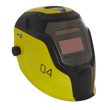 Auto Darkening Welding Helmet - Shade 9-13 - Yellow - PWH4 - Farming Parts