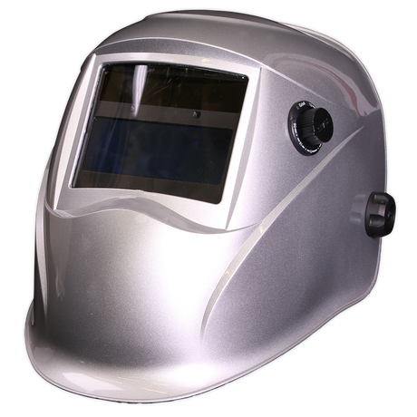 Welding Helmet Auto Darkening - Shade 9-13 - Silver - PWH613 - Farming Parts