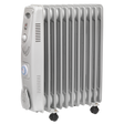 Oil Filled Radiator 2500W/230V 11-Element with Timer - RD2500T - Farming Parts