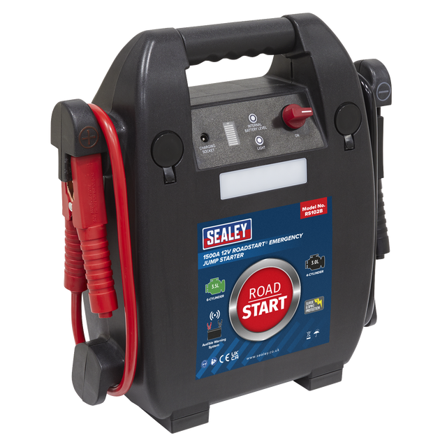 RoadStart® Emergency Jump Starter 12V 3.5L 6-Cylinder - RS102B - Farming Parts