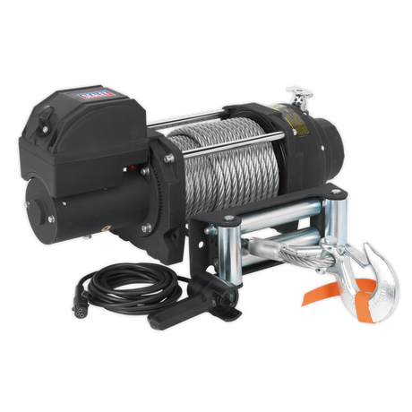 Recovery Winch 8180kg(18000lb)Line Pull 12V Industrial - RW8180 - Farming Parts
