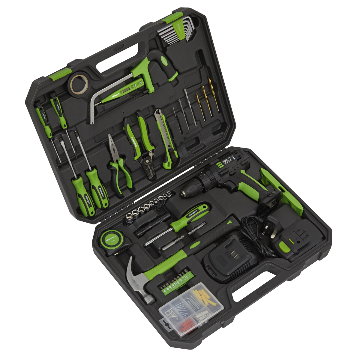Tool Kit with Cordless Drill 101pc - S01224 - Farming Parts