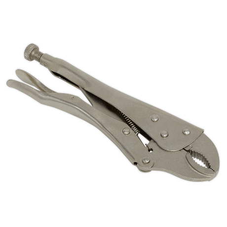 Locking Pliers 215mm Curved Jaw - S0487 - Farming Parts