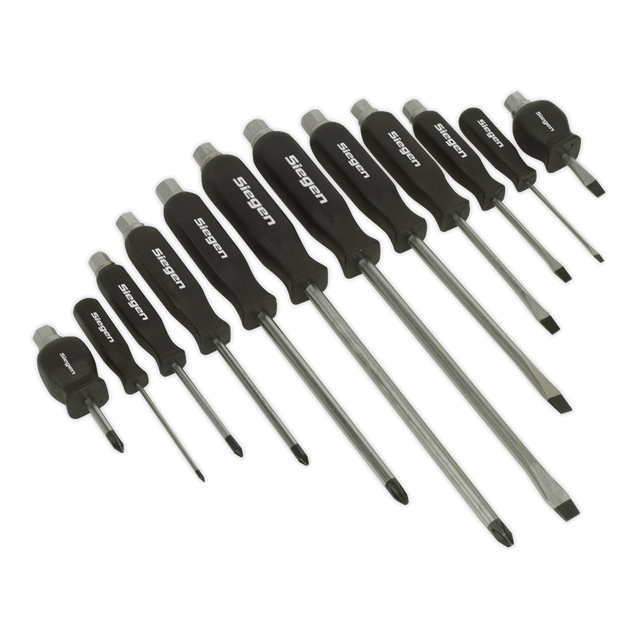 Screwdriver Set 12pc Hammer-Thru - S0641 - Farming Parts