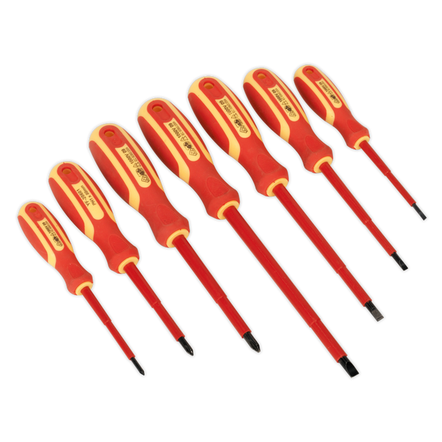 Screwdriver Set 7pc Electrician's VDE Approved - S0756 - Farming Parts