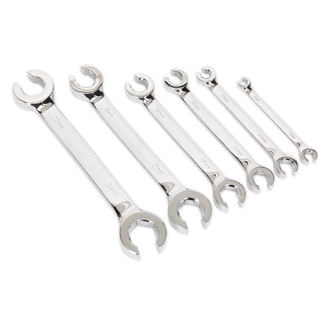 Flare Nut Spanner Set 6pc Metric - S0767 - Farming Parts