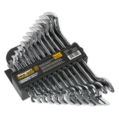 Double Open-End Spanner Set 12pc Metric - S0849 - Farming Parts