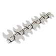 Crow's Foot Open-End Spanner Set 10pc 3/8"Sq Drive Metric - S0866 - Farming Parts