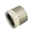 The Sealey Adaptor 3/4"BSPT Male to 1/2"BSP Female - SA1/3412F features a hexagonal head and a cylindrical body, providing an effective solution for adapting different pipe sizes in various piping systems.
