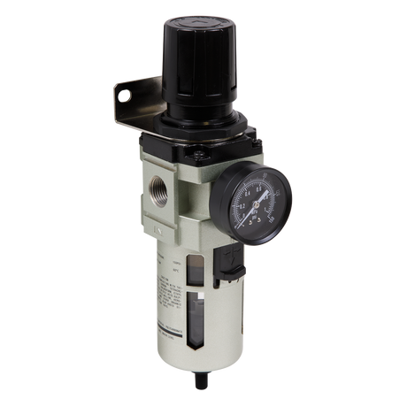 Air Filter/Regulator Auto Drain Max Airflow 140cfm - SA206FRAD - Farming Parts