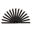 A pack of 15 Sealey Air Saw Blades, model SA346/B2415, featuring black blades with varying lengths and different teeth sizes and specifications.