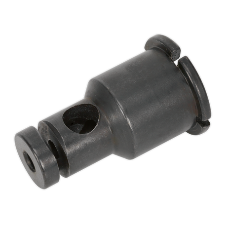 A metal cylindrical mechanical part with a hole through its center and a wider section at one end, commonly used in Premier Air Nibbler Model No. SA649 applications, is known as the Die for SA649 - SA649.43 by Sealey.