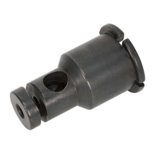 A metal cylindrical mechanical part with a hole through its center and a wider section at one end, commonly used in Premier Air Nibbler Model No. SA649 applications, is known as the Die for SA649 - SA649.43 by Sealey.