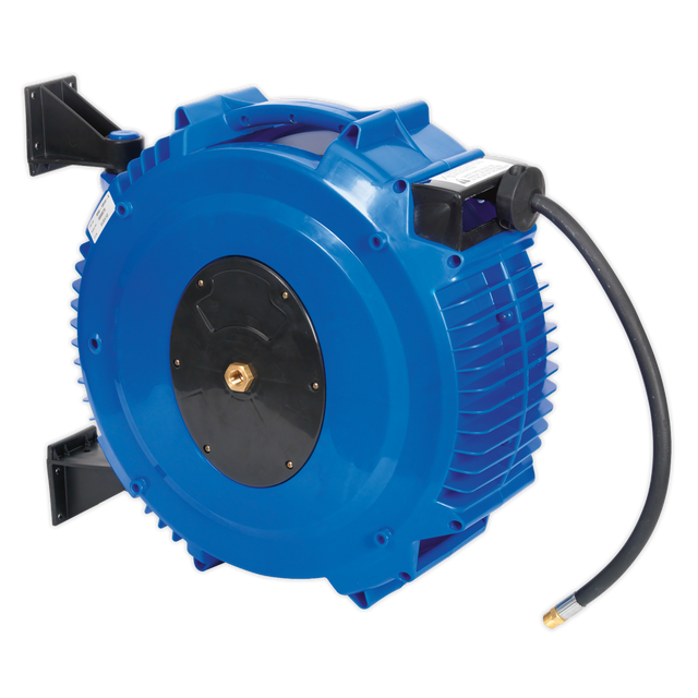 Retractable Air Hose Reel 20m Ø10mm ID Rubber Hose - SA88 - Farming Parts