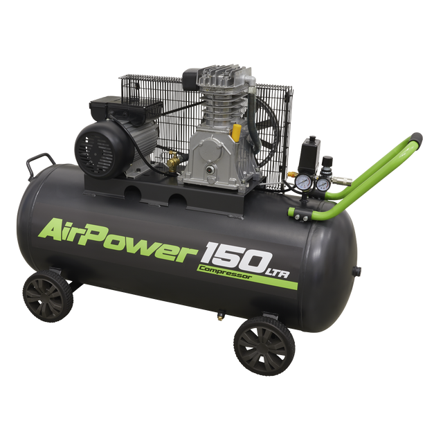 Air Compressor 150L Belt Drive 3hp - SAC15030B - Farming Parts