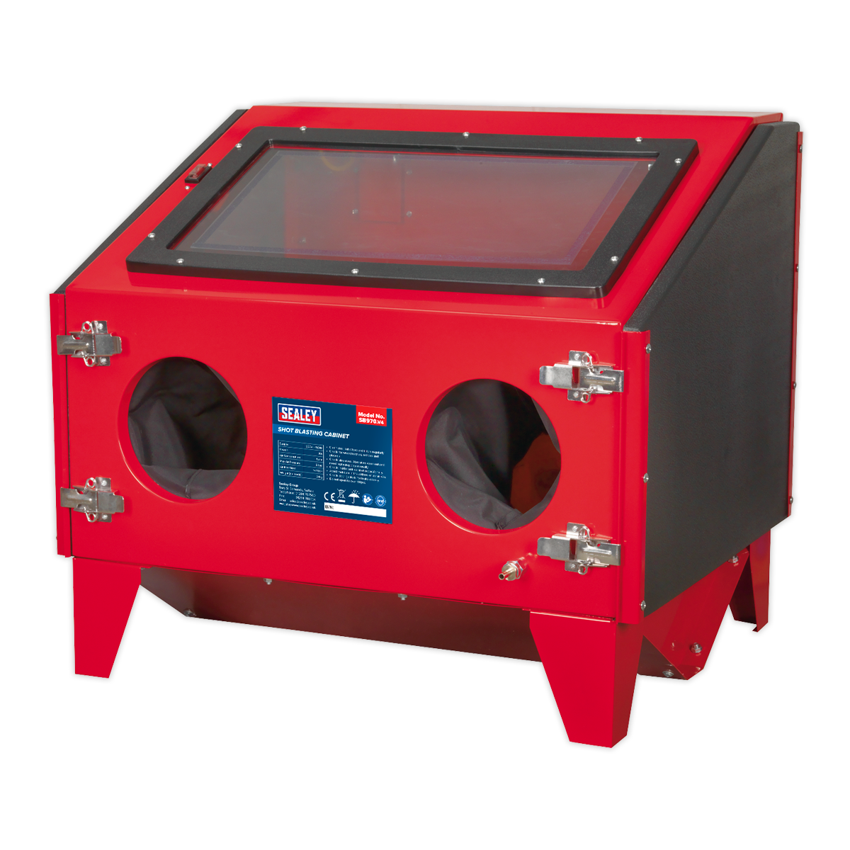 Shot Blasting Cabinet Double Access 695 x 580 x 625mm - SB970 - Farming Parts