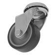 Medium-Duty Thermoplastic Bolt Hole Swivel Castor Wheel Ø50mm - Trade - SCW250SBEM - Farming Parts