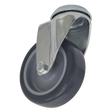 Castor Wheel Bolt Hole Swivel Ø75mm - SCW275SB - Farming Parts