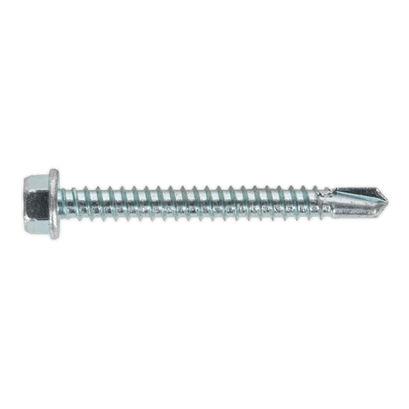 Self-Drilling Screw 5.5 x 50mm Hex Head Zinc Pack of 100 - SDHX5550 - Farming Parts