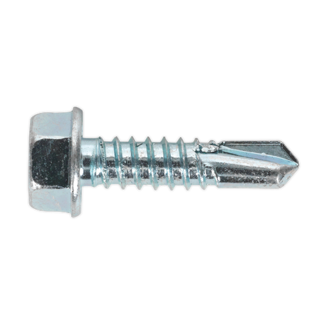 Self-Drilling Screw 6.3 x 25mm Hex Head Zinc Pack of 100 - SDHX6325 - Farming Parts