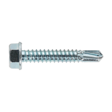 Self-Drilling Screw 6.3 x 38mm Hex Head Zinc Pack of 100 - SDHX6338 - Farming Parts