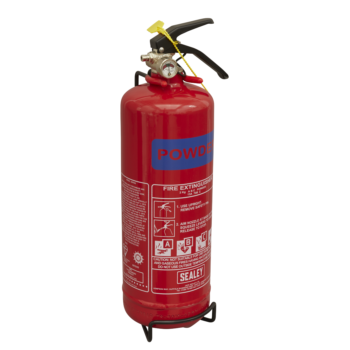 Fire Extinguisher 2kg Dry Powder - SDPE02 - Farming Parts