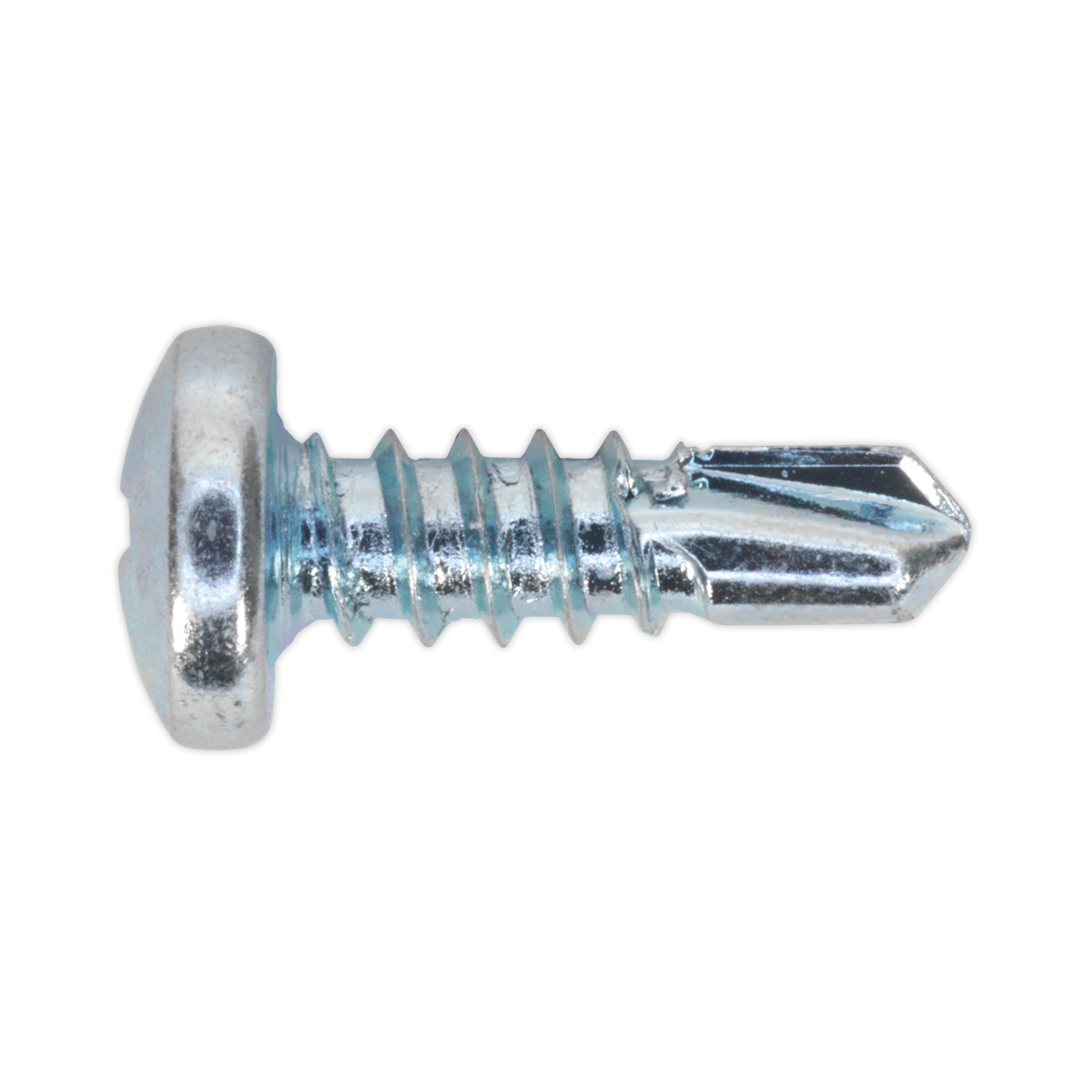 Self-Drilling Screw 4.2 x 13mm Pan Head Phillips Zinc Pack of 100 - SDPH4213 - Farming Parts