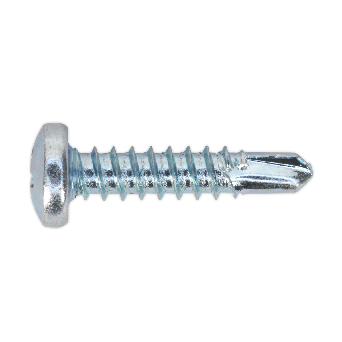 Self-Drilling Screw 4.2 x 19mm Pan Head Phillips Zinc Pack of 100 - SDPH4219 - Farming Parts