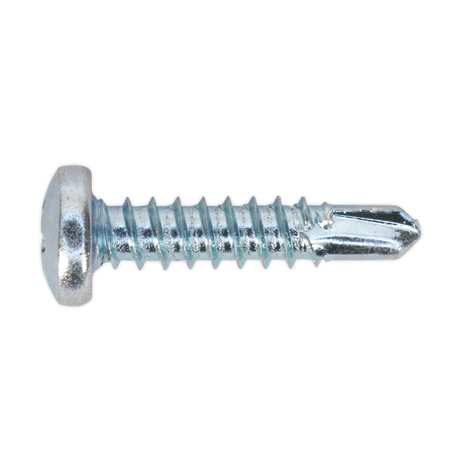 Self-Drilling Screw 4.2 x 19mm Pan Head Phillips Zinc Pack of 100 - SDPH4219 - Farming Parts