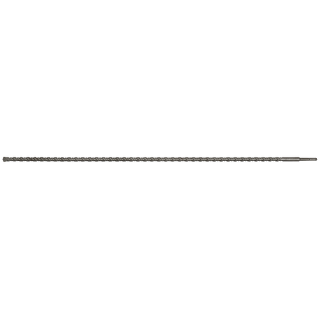 A long, metal SDS Plus drill bit with a spiral flute design, the Sealey SDS Plus Drill Bit Ø16 x 1000mm - SDS16x1000 is fully hardened for superior quality and used for drilling holes in various materials.