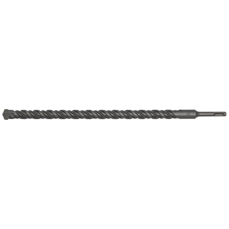 The Sealey SDS Plus Drill Bit Ø22 x 450mm (SDS22x450) features a pointed tip and a fully hardened straight shank for superior quality drilling.