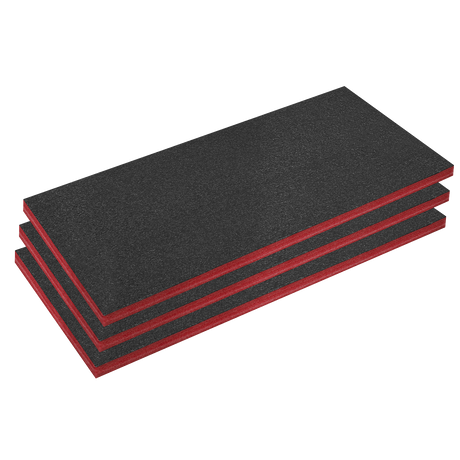 Easy Peel Shadow Foam® Red/Black 50mm - Pack of 3 - SFPK50R - Farming Parts