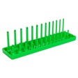 Socket Holder 1/4"Sq Drive 4-15mm Hi-Vis Green - SH1414HV - Farming Parts