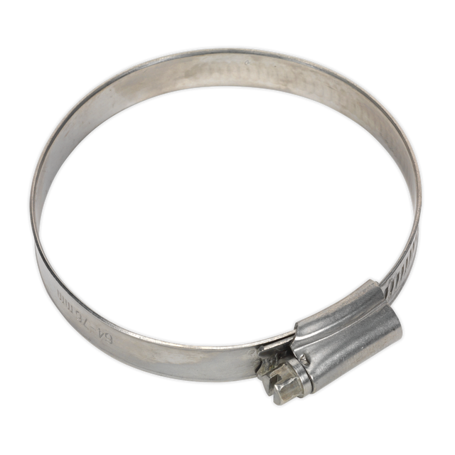 Hose Clip Stainless Steel Ø64-76mm Pack of 10 - SHCSS3 - Farming Parts