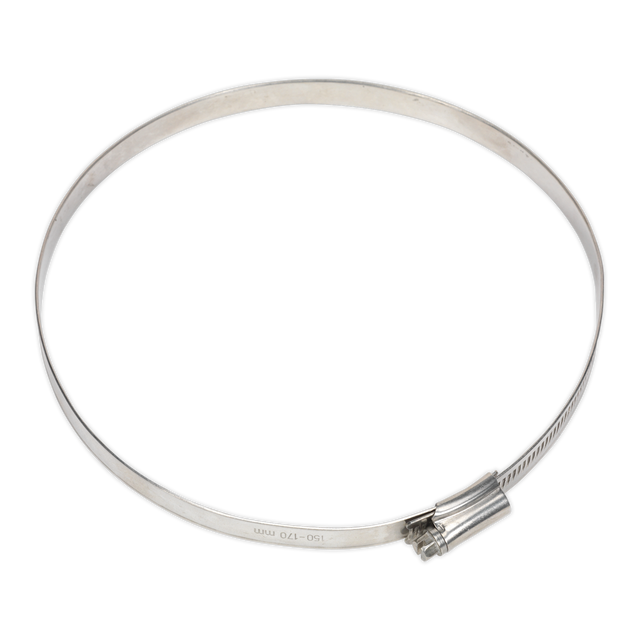 Hose Clip Stainless Steel Ø150-170mm Pack of 5 - SHCSS7 - Farming Parts