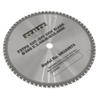Cut-Off Saw Blade Ø355 x 2.4mm/Ø25.4mm 72tpu - SM355B72 - Farming Parts