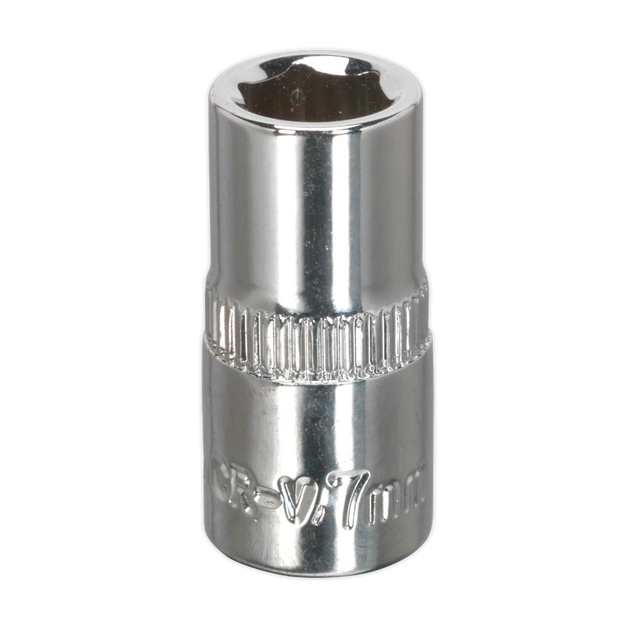 WallDrive® Socket 7mm 1/4"Sq Drive Fully Polished - SP1407 - Farming Parts